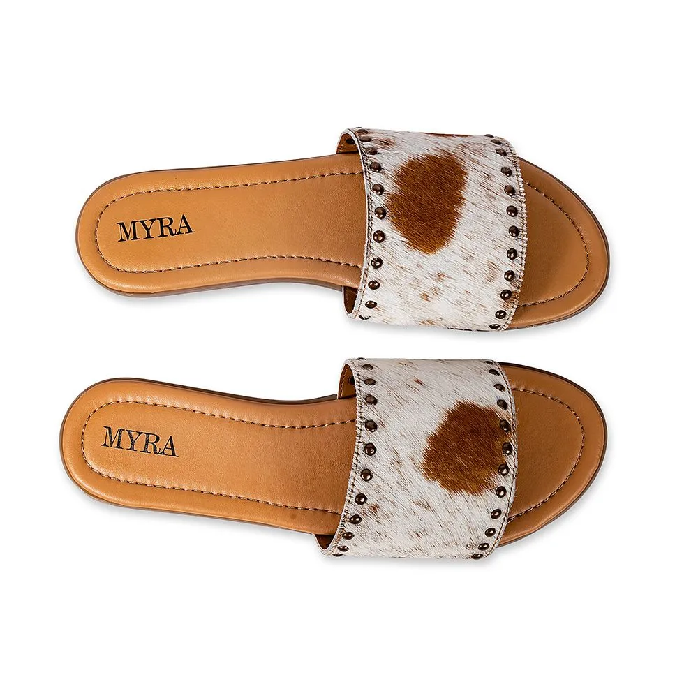 40% Off - MYRA Cowhide Leather Sandals