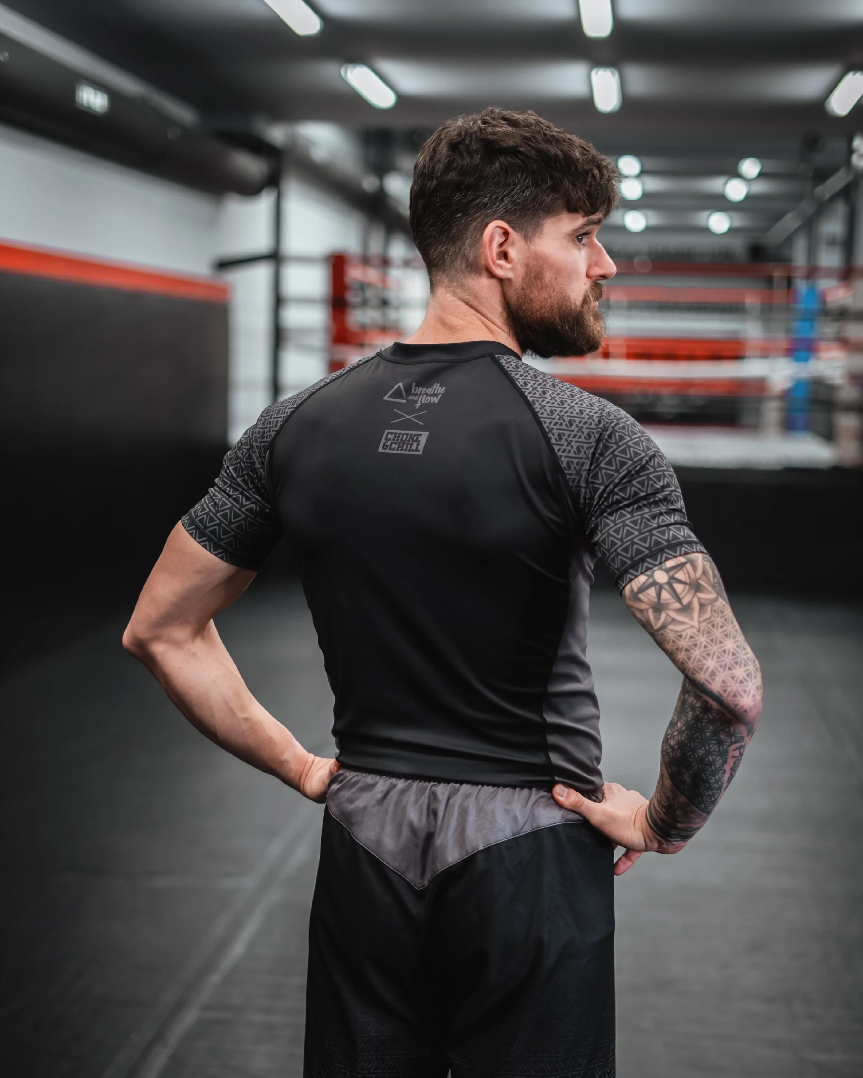 Breathe and Flow Rashguard - Men - Short Sleeve