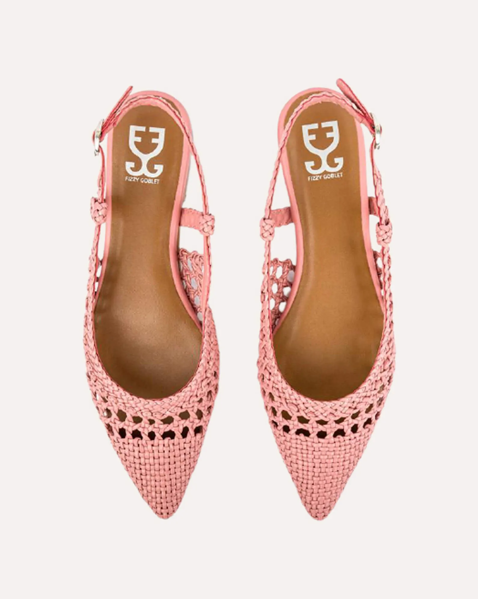 Cotton Candy : Slingback Mules