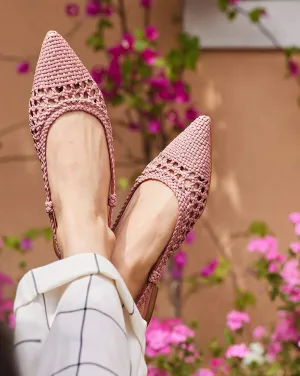 Cotton Candy : Slingback Mules