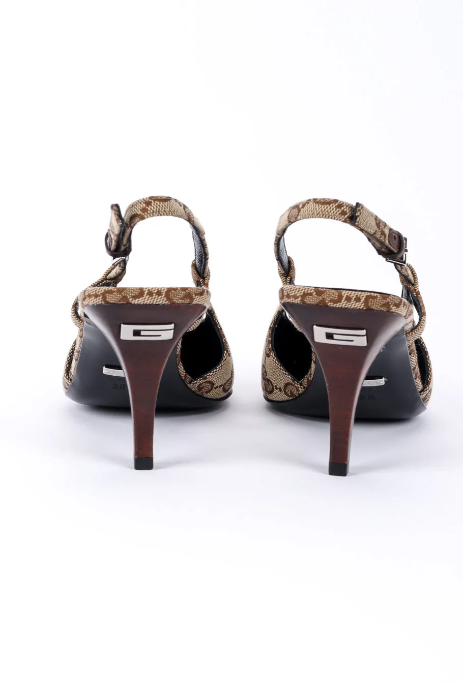 GG Logo Slingback Pumps