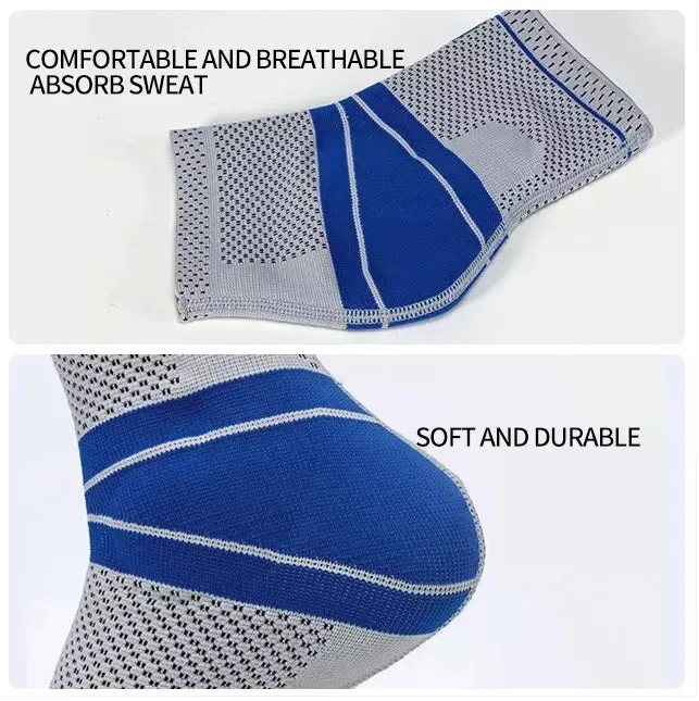 Knee Support Sleeve Adjustable Strap - Arthritis Pain, Injury Recovery, Running, Workout