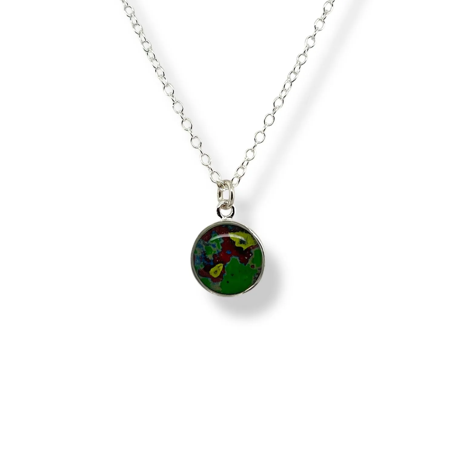 Michigan State Amy Necklace | Silver