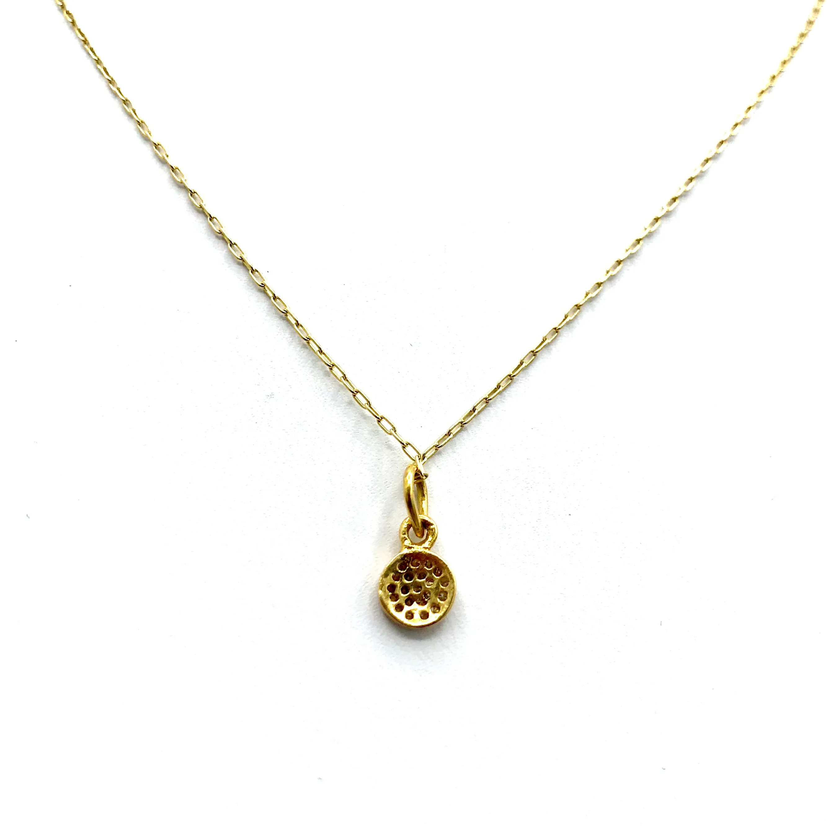 Pebble Diamonds on a Golden Disk
