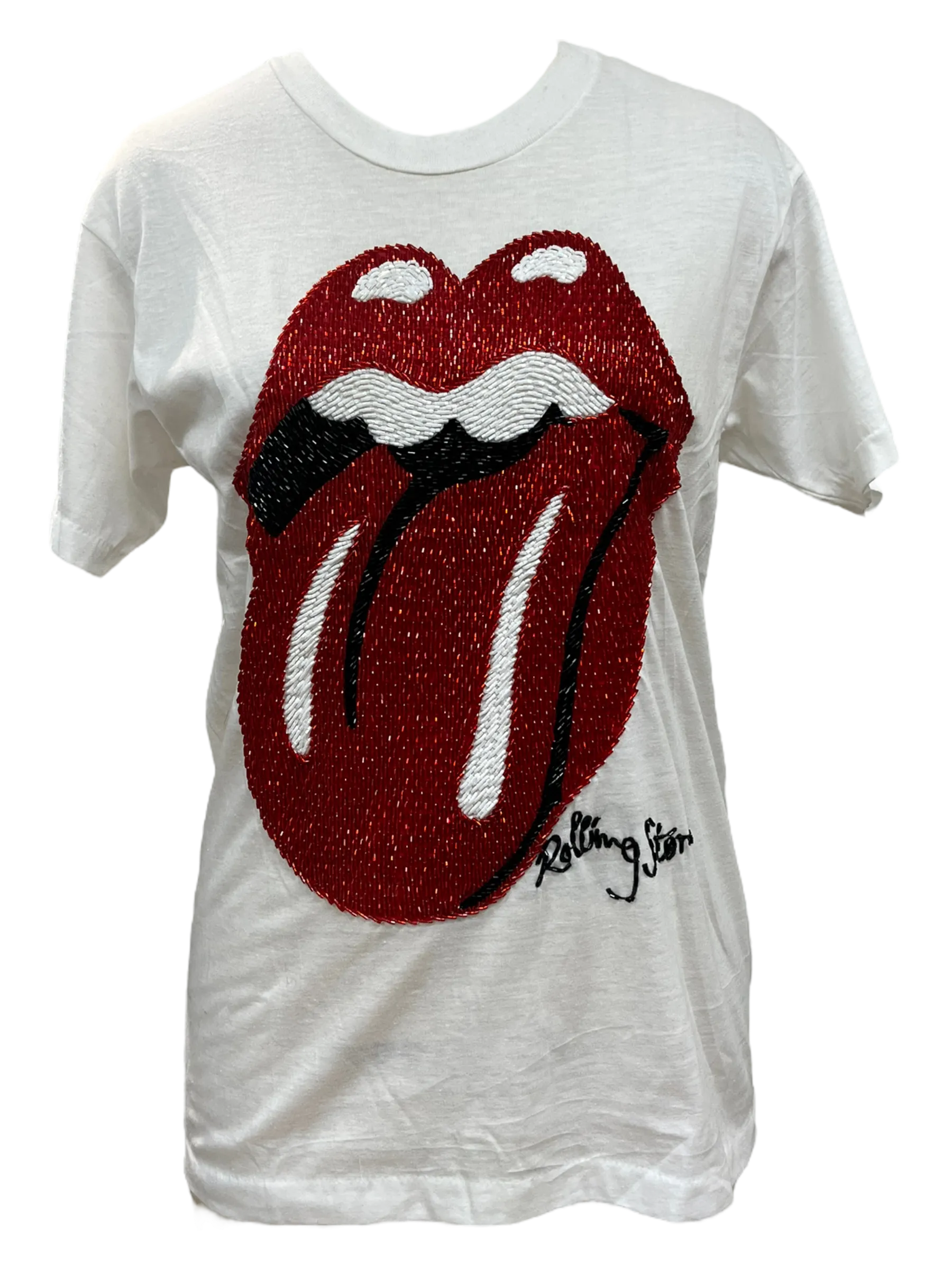 Rolling Stones Beaded Top