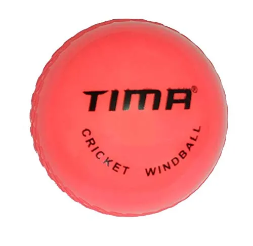 Tima Wind Ball Cricket Ball - Size: Standard (Pack of 6, Multicolor)