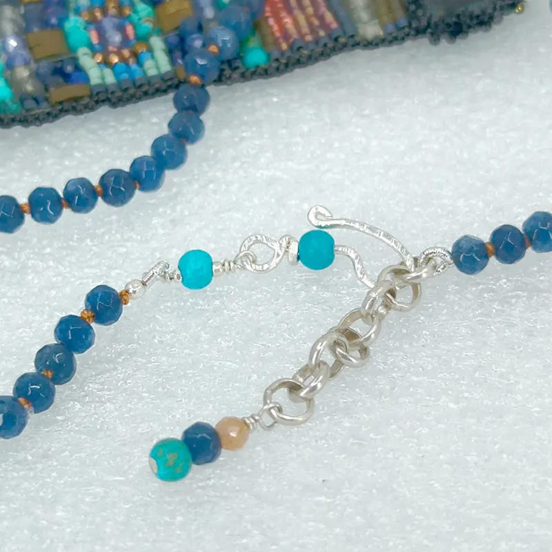 Transcendence Necklace Weaving Wearable Art
