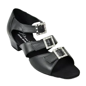 Ultimate Triple Buckle - Black Leather