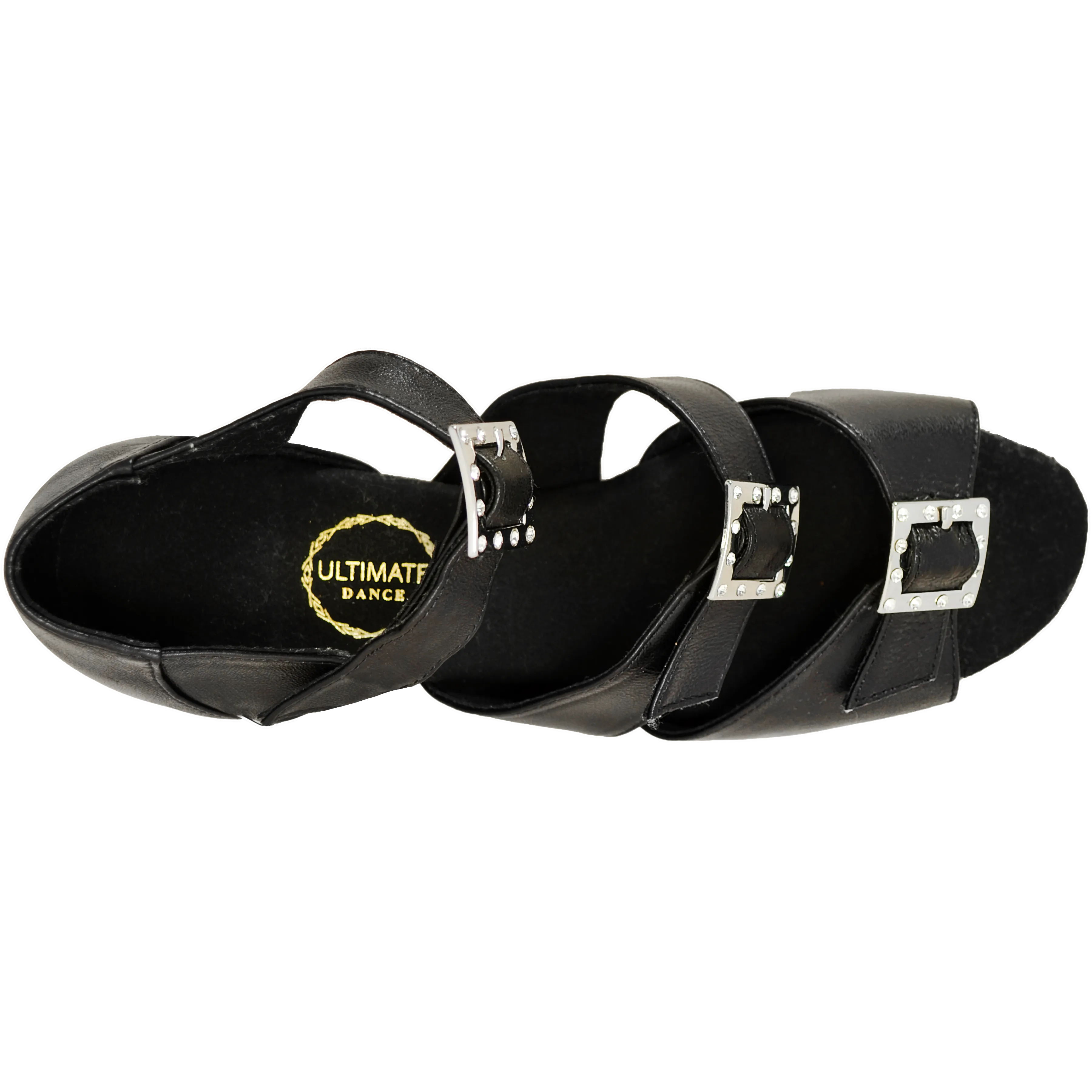 Ultimate Triple Buckle - Black Leather